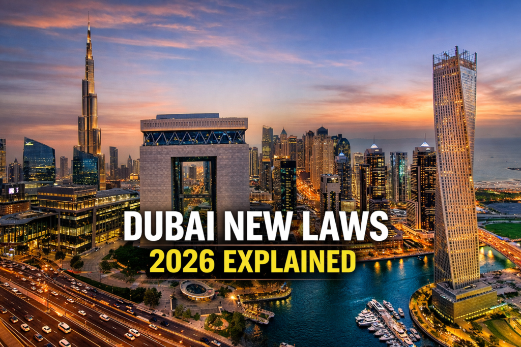 Dubai New Laws 2026 Updates : Property Rules, Taxes & Residency Changes ...