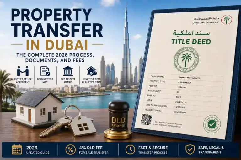 Property Transfer in Dubai: The Complete 2026 Process, Documents, and Fees